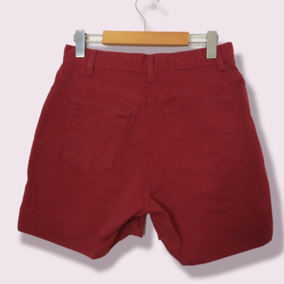 Red Faded Glory Jean Shorts Sz 10 - Picture 2 of 5